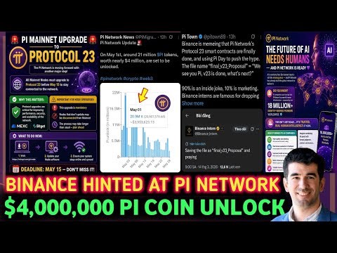 Pi Network Just Got SERIOUS: AI Companies, $4M Unlock, Binance Hint & Protocol 23 Explained