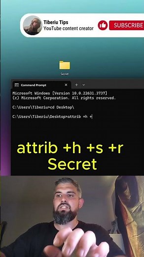 How to hide and protect your files #tips #shorts #pc #tech