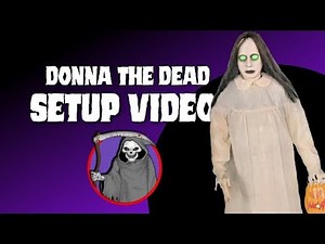 Gemmy Donna the Dead with Jack O’ Lantern Instructional Setup Video