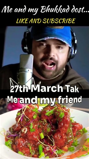 CHICKEN Nahi milne par mera dost aur me ... #navratri #trending