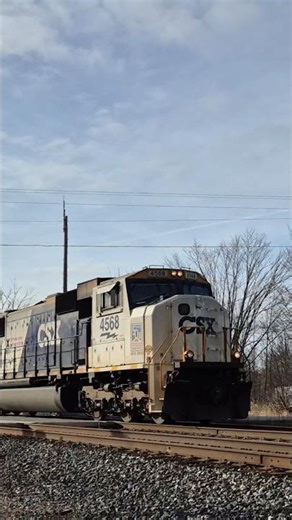 CSX 4568's horn is very fouled now...
