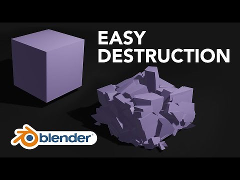 Making Your First Destruction Simulation in Blender 2.9 (Tutorial)