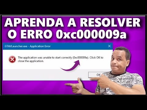 COMO RESOLVER O ERRO 0xc000009a