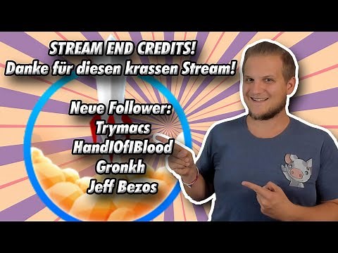 Beende deinen Stream wie einen Film! End Credits von StreamElements