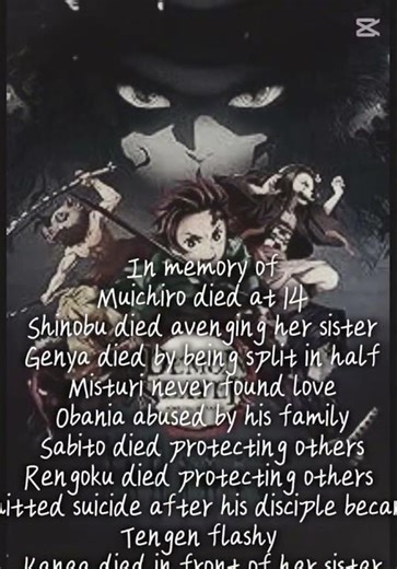 Demon slayers go through so much