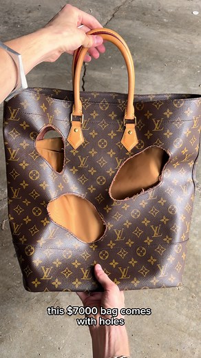 2014 Louis Vuitton Monogram Cut Out Tote Bag