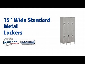 15 Wide Standard Metal Lockers Video