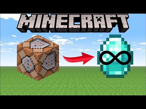 How to make a diamond generator in Minecraft (Command Block Tutorial)
