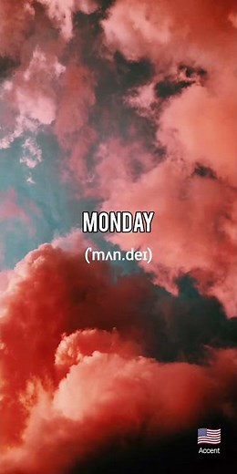Days of the Week / American Accent 🇺🇸