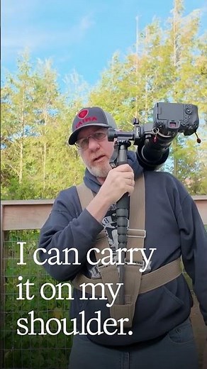 Capture the Moment Stabilize Your Shots with Ease! with the Wimberley MH-100 and a flag web belt.