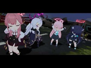 [Blue Archive JP] 10-2 Hard Mode Clear (3 star w/ pyroxene box)