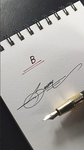 Stylish Letter B Signature ✍️ | Easy & Professional Design