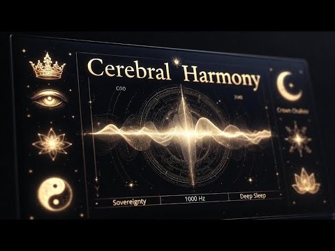 1000 Hz Pure Tone – Black Screen for Deep Sleep & Cerebral Harmony (Infinite Sovereignty)