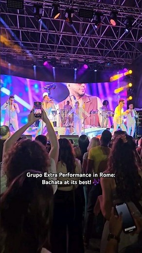 Grupo Extra in Rome: Bachata fusion at its best! 🎶 #GrupoExtra #Roma #Italy #Music ‪@GrupoExtra‬