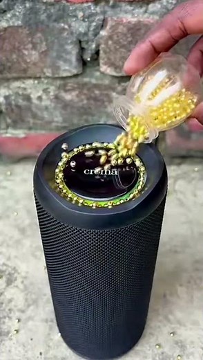 Croma speaker and golden Ball ✨✨🌟