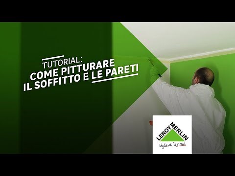 Come dipingere una stanza: pitturare il soffitto e pareti con il rullo