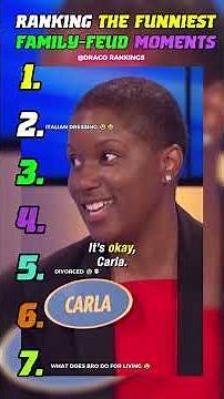 Ranking The FUNNIEST Family Feud Moments 😂 These Answers Were ABSOLUTELY CRAZY!