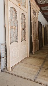 Whether you're designing a grand entrance, a custom headboard, or a unique architectural feature, our collection offers timeless character you won’t find anywhere else. Come find yours! #oldworldantieks | Old World Antieks