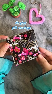 Making a gift envelope without any glue for gift giving #gift #origami #envelope #giftenvelope #artistic #crafts #fb | Artistic carfts