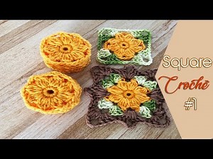 SQUARE em CROCHÊ #1 por Neila Dalla Costa