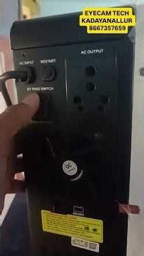 Lithium Battery with inbuilt inverter installation @Sankarankovil EYECAMTECH | KADAYANALLUR|Microtek