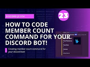 Discord.js v14 Tutorial: Creating a Member Count Command for Your Discord Bot