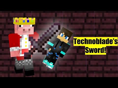 How To Make Technoblade's Orphan Obliterator Sword! | Easy Minecraft Tutorial!