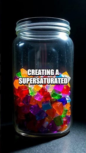 Homemade Crystal Galaxy Jar Experiment