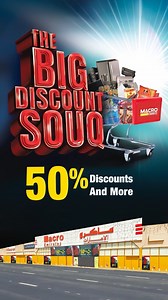 🔥 The Biggest Discount Sale at Macro Emirates, Sharjah! 🔥 Get ready to shop like never before with massive savings, an unmatched variety, and prices so low you won’t believe your receipt! From everyday essentials to big-brand surprises, Macro Emirates has everything you need to fill your cart without emptying your wallet. 🛍️ Unbeatable Selection – Thousands of products across all categories 💸 Lowest Prices Guaranteed – Maximize your value with every purchase ⏳ Hurry! Limited Stock – When it’
