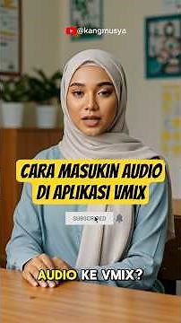 How to Input Audio in the VMIX Application #tutorial @kangmusya