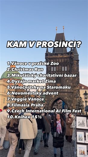 Eventland akce, kam dnes on Instagram: "🧤Prosinec v Praze přináší kouzlo Vánoc, zimní atmosféru a spoustu akcí, které stojí za to zažít! 🧤 1. Vánoce v pražské Zoo 2. Christmas Run Praha 3. Mikulášský charitativní bazar 4. Dyzajn market Zima 5. Vánoční trhy na Staroměstském náměstí 6. Novoměstský advent 7. Veggie Vánoce 8. Filmasia Praha 9. Czech International AI Film Festival 10. Knihex 15½ v Praze 📱 Všechny informace najdete v bio. #PrahaVProsinci #ZimaVPraze #KamVPraze #VanoceVPraze #Kultur