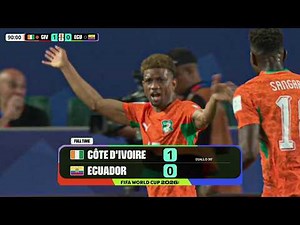 Ivory Coast vs Ecuador 1-0 Highlights, But de Amad Diallo. Amad Diallo Goal vs Ecuador Fifa WC 2006