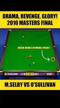 Finals DRAMA at Its Peak 😮 | Mark Selby vs Ronnie O’Sullivan | 2010 Masters Final