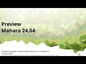 Preview of Mahara 24.04