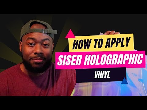 Applying SISER Easyweed Holographic Vinyl | Cut Setting with Instructions