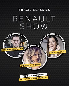 409K views · 991 reactions | É hoje! Não perca: Ricardo Sant'Anna vai mostrar tudo o que está rolando no maior evento de carros clássicos do Brasil. Acompanhe tudo pelos Stories da @RenaultBrasil no Instagram: instagram.com/renaultbrasil. #120AnosRenault #20AnosRenaultBrasil | Renault | Facebook