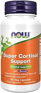 NOW Foods Supplements, Adrenal Stress Support, Cortisol Support Formula* with Relora®, For Typical Everyday Stress*, Appetite Management*, 90 Veg Capsules