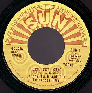 Johnny Cash And Tennessee Two - Hey Porter / Cry, Cry, Cry