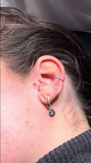 Tragus piercing process | Done in Montreal at Paradise Montreal