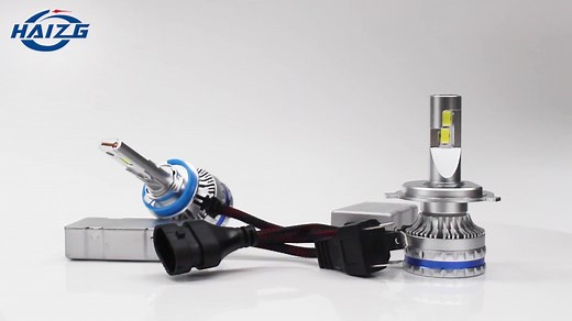 Factory Haizg New C10 LED Car Headlight 120W 20000lm Auto Light H4 H7 With 2 Year Warranty