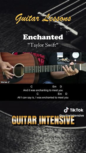 Enchanted - Taylor Swift - Easy guitar Chords - Tutorial chord gitar mudah #enchanted #taylorswift #guitarintensive #guitartutorialforbegginers #guitarlessonsforbeginners #guitarlessons #karaoke #instrumental #akustik #chordgitar #chord #tutorialgitar #chordgitarmudah