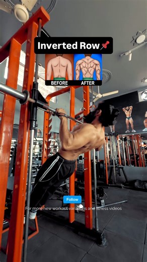 📌Back not getting thicker? Try this NEW hack… I’m using this unique Inverted Row variation on back day — and as a natural athlete, the results are insane.😱🔥 2 prep sets ➜ 2 all-out failure sets… Your upper back will be BEGGING for mercy. 🔥 Add this once… and watch your back get thick, dense & shredded.💯📈 SAVE THIS 🔐 for your next back day! SHARE WITH YOUR TRAINING PARTNER 💪 FOLLOW FOR DAILY NATURAL GAINS 🔥 #BackDay #BackWorkout #InvertedRows #BackHack #NattyBodybuilding #GymReels #Upper