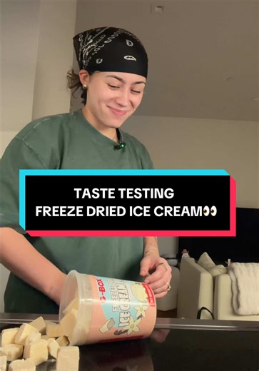 Taste Testing Freeze Dried Ice Cream from Space