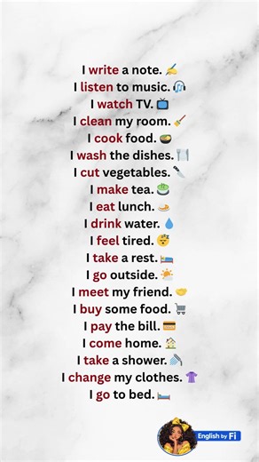 Daily English Practice 🗣️ Easy Sentences