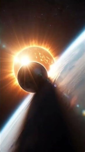 How a Solar Eclipse Happens | The Science Behind the Mystery ☀️🌑 #totalsolareclipse