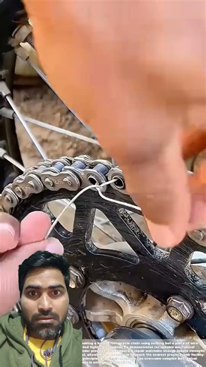 Chain Reaction: How a Single Wire Solves a Motorcycle Breakdown #cuttingcycle #bitless #clampers