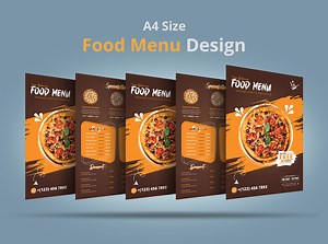 Food Menu Design - Shahadat Anik