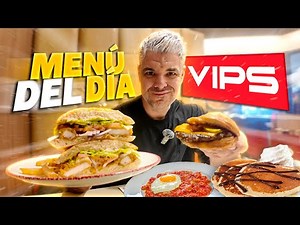 PROBANDO el MENÚ DEL DÍA de VIPS! *COMIDA de BAR en FRANQUICIAS*