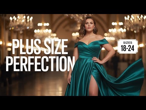 The Perfect Plus Size Formal Dress? LaDivine 7493C Satin Gown Review for USA Events
