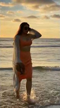 new beautiful beach ⛱️ | #beach #modeling #shorts